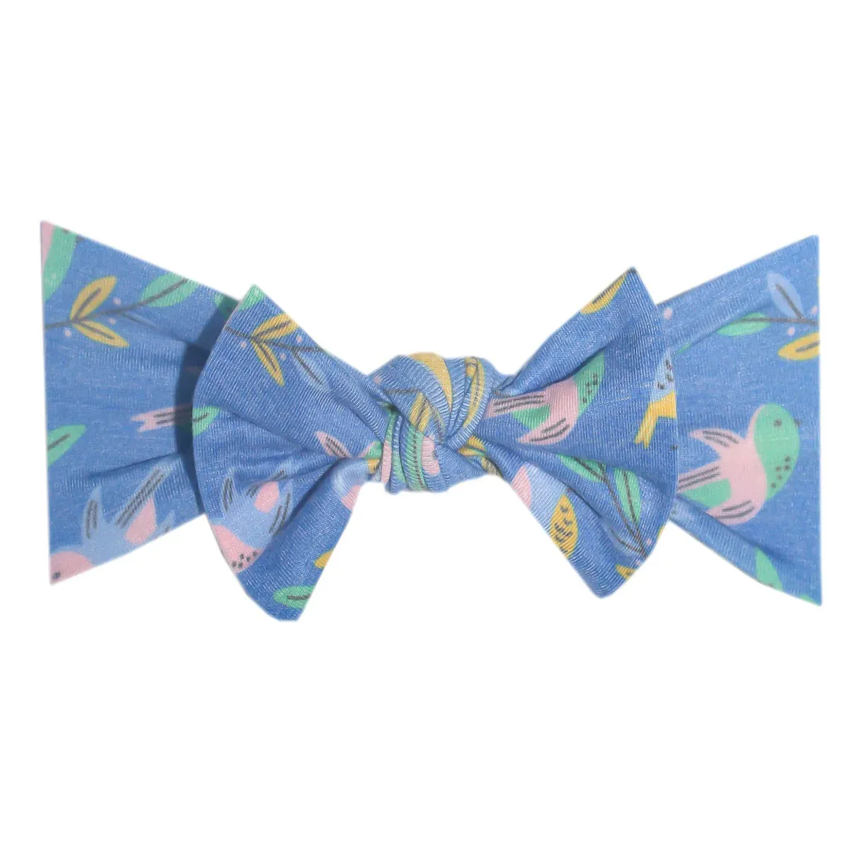 Knit Headband Bow- Birdie