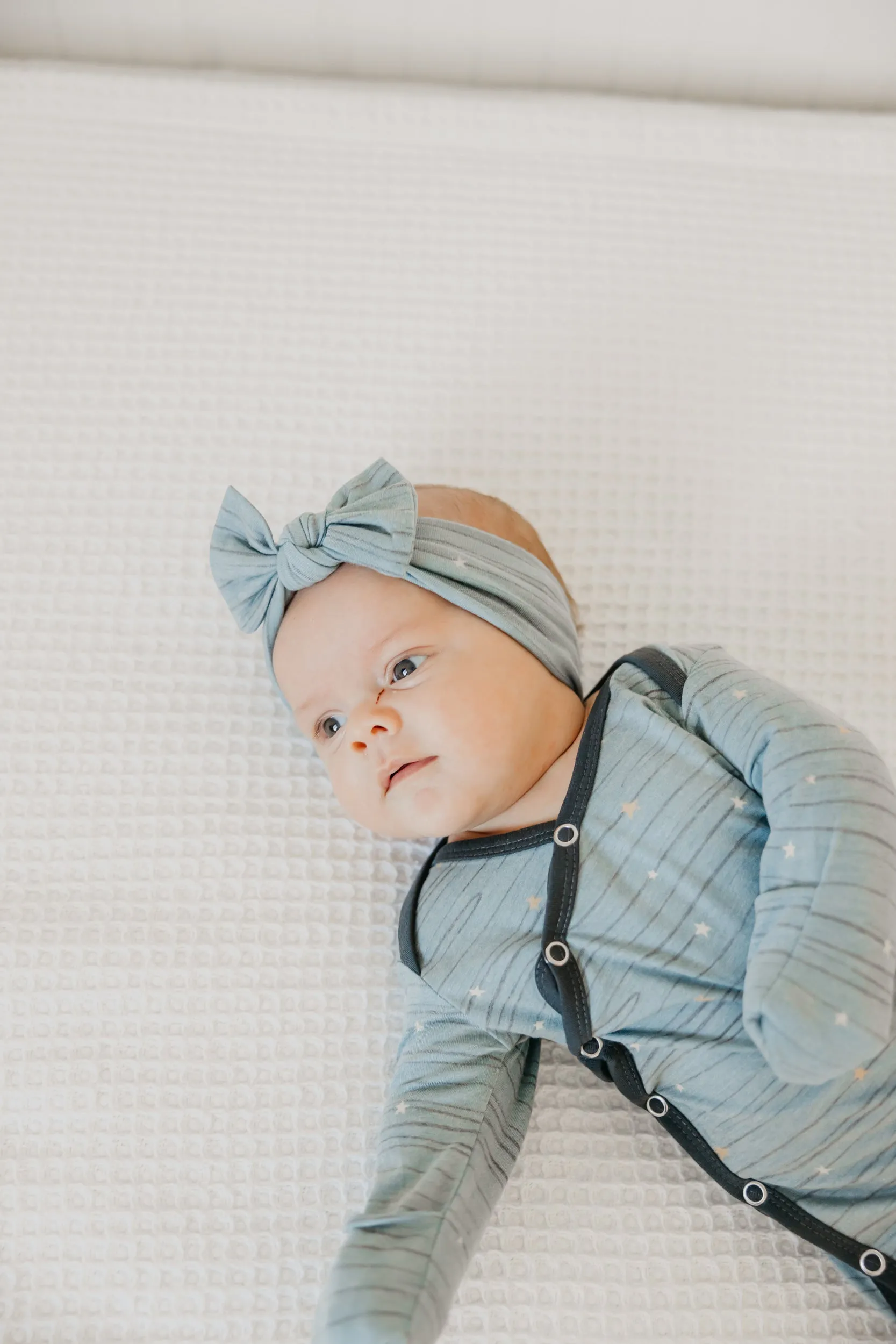 Knit Headband Bow - Starlight