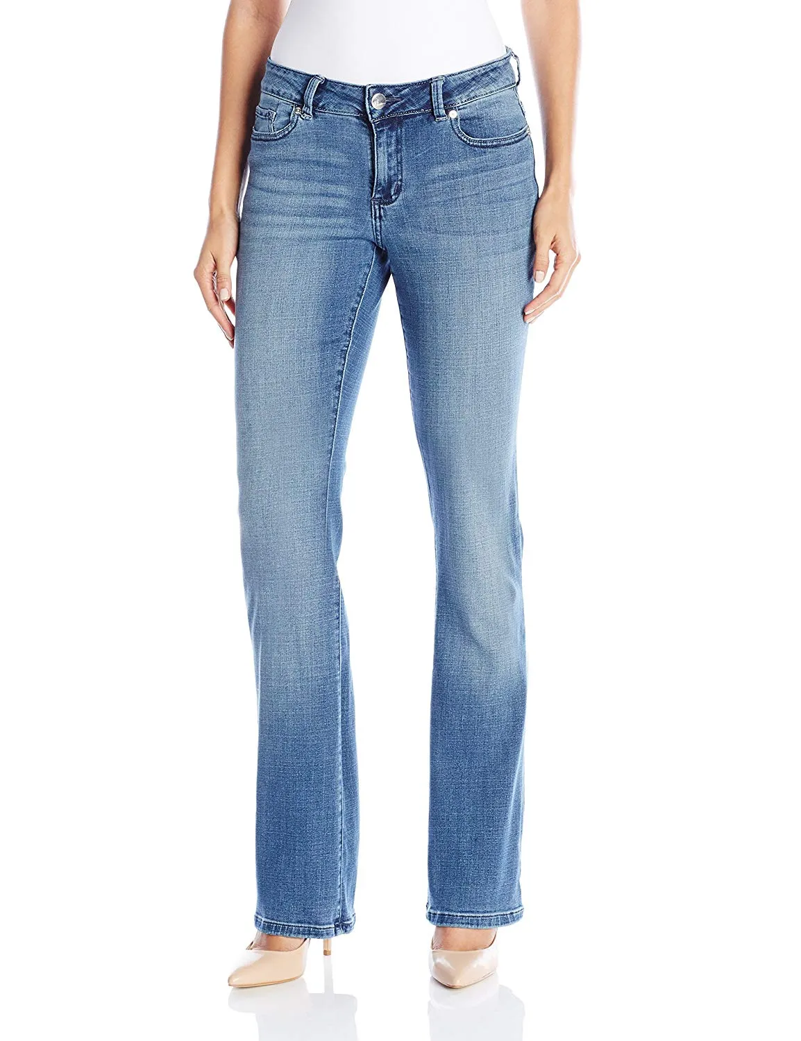 Lee Women's Modern Series Curvy Bootcut Jean with Hidden Pocket