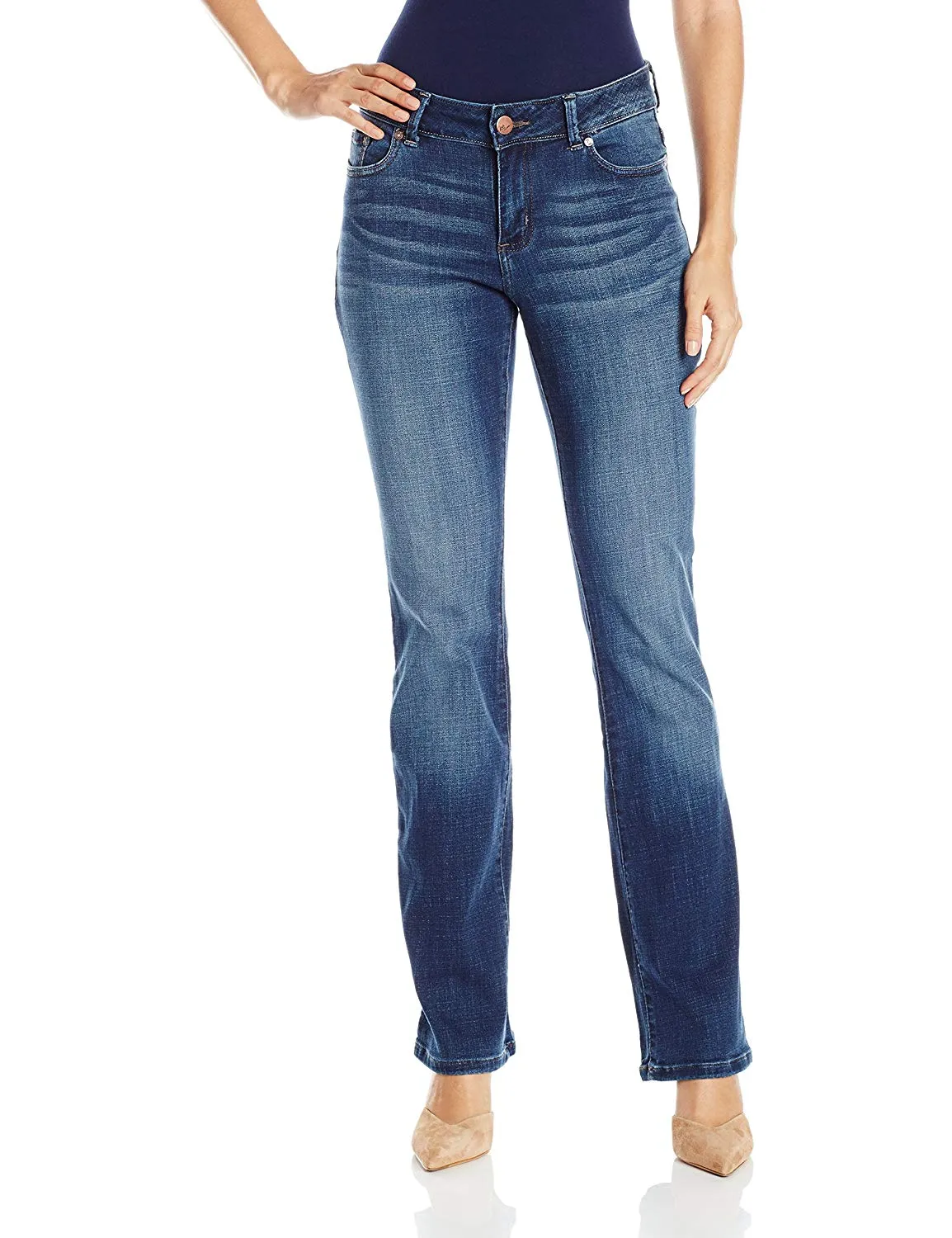 Lee Women's Modern Series Curvy Bootcut Jean with Hidden Pocket