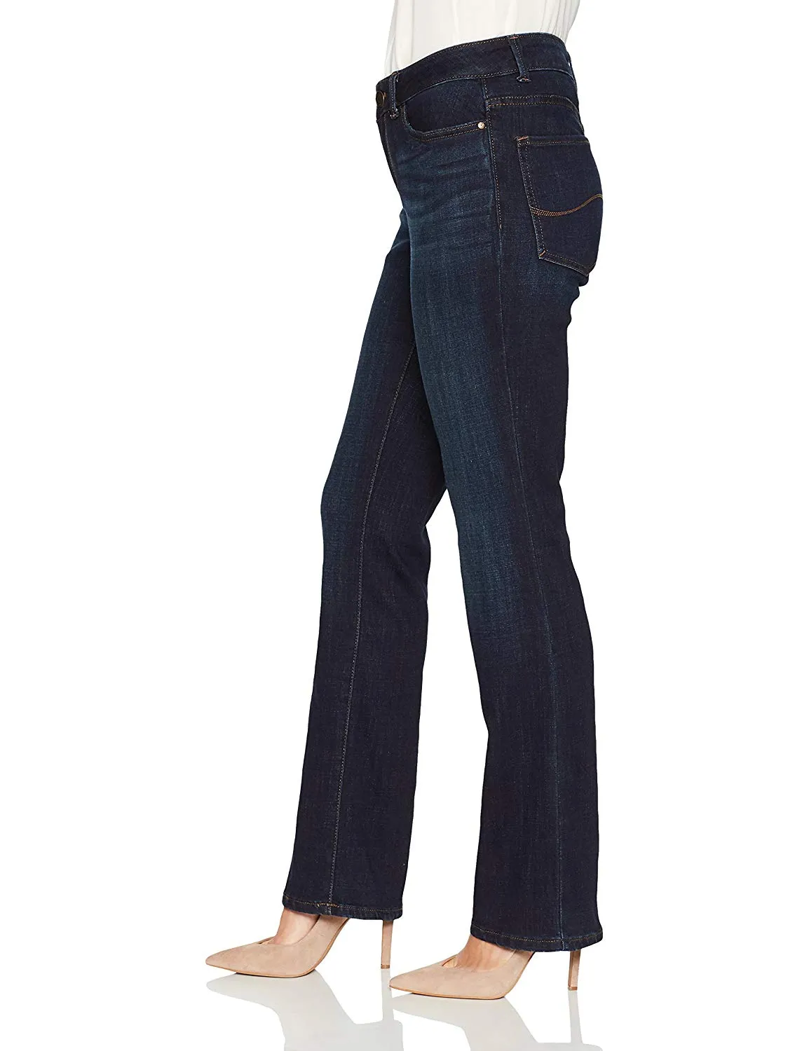 Lee Women's Modern Series Curvy Bootcut Jean with Hidden Pocket