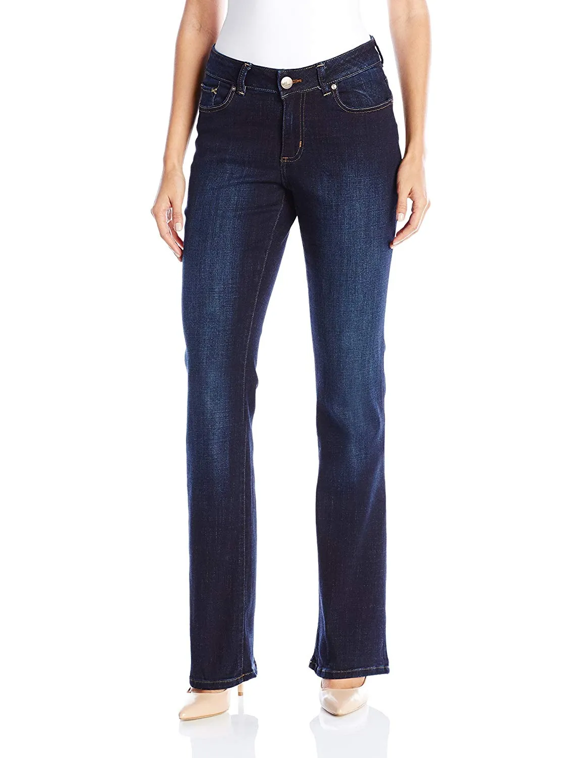 Lee Women's Modern Series Curvy Bootcut Jean with Hidden Pocket