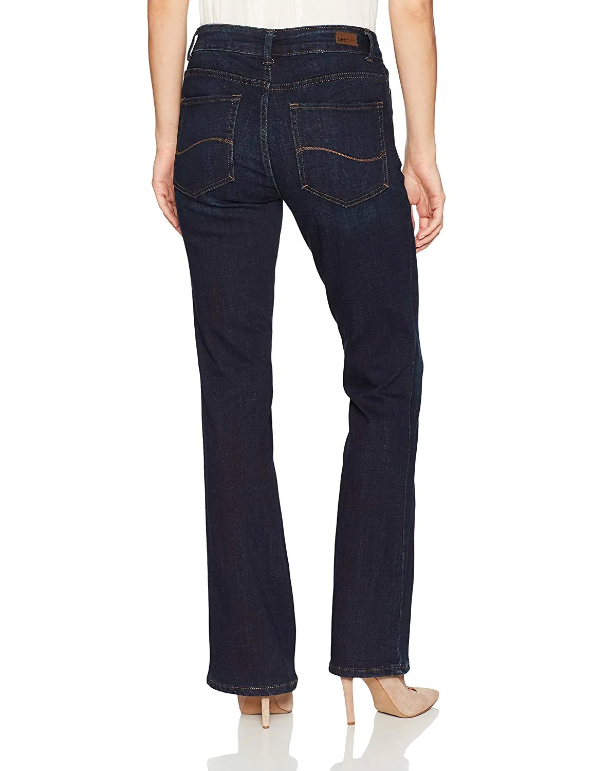 Lee Women's Modern Series Curvy Bootcut Jean with Hidden Pocket