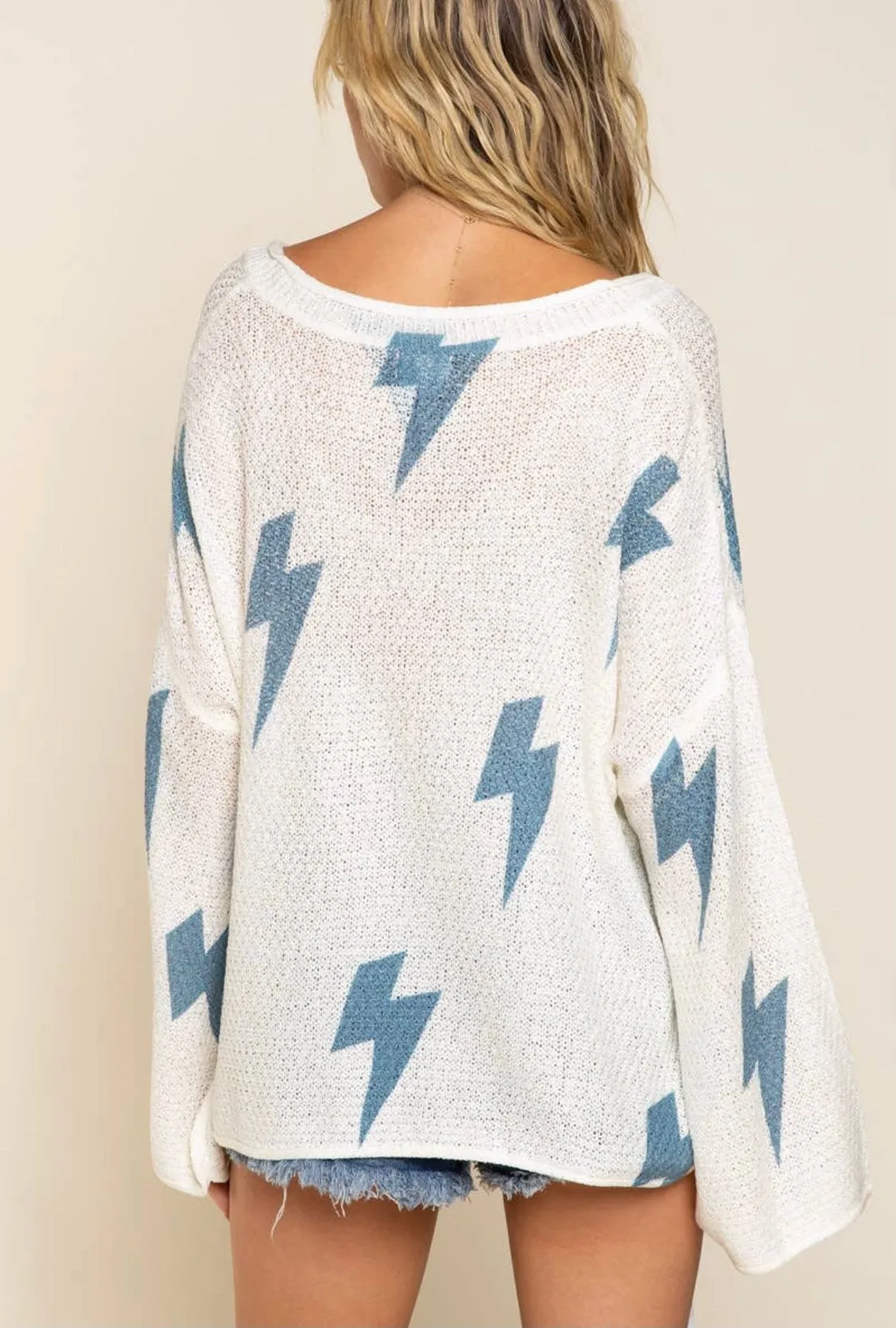 Lightening Crashes Summer Sweater