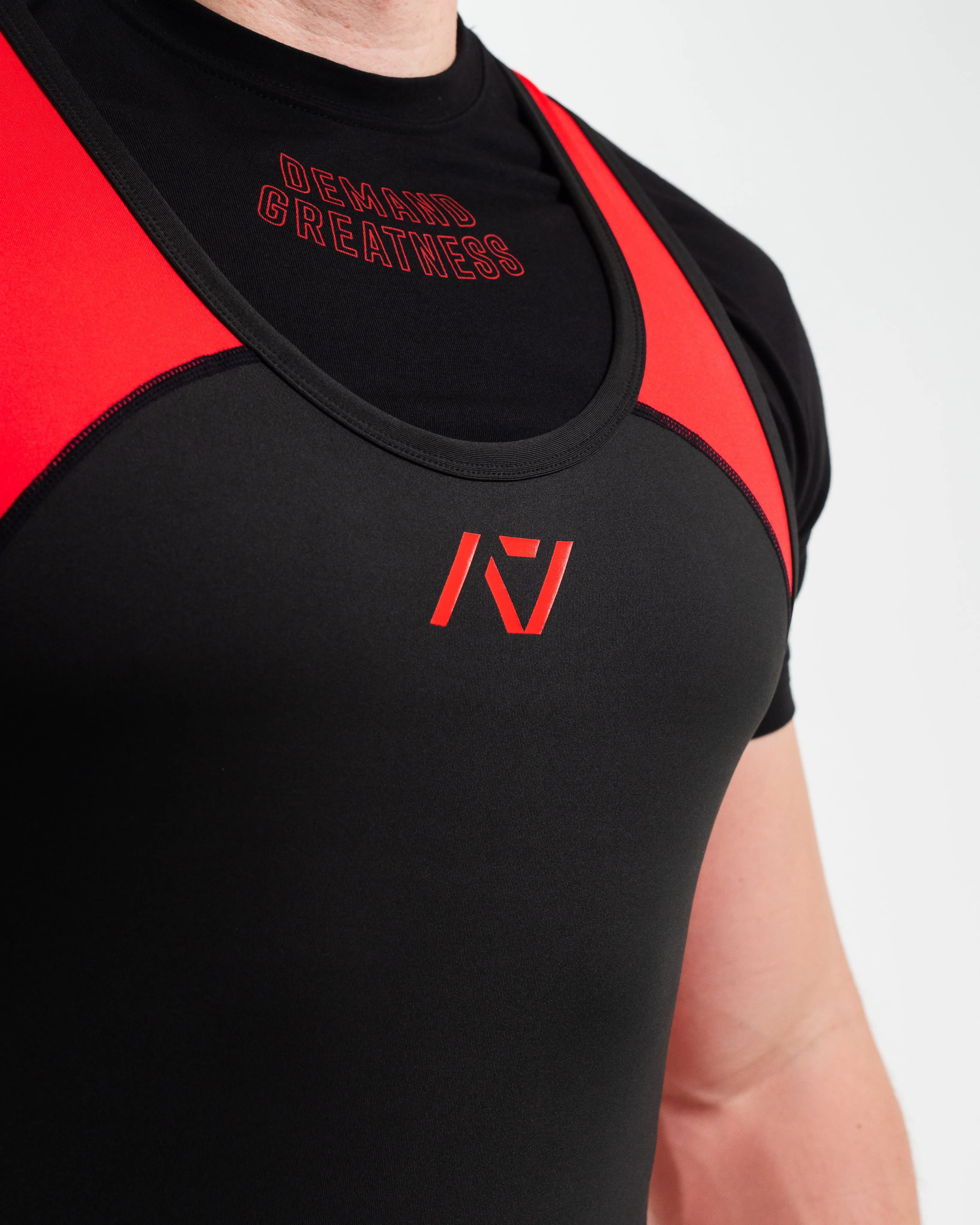 Luno Men's Singlet - Red Dawn