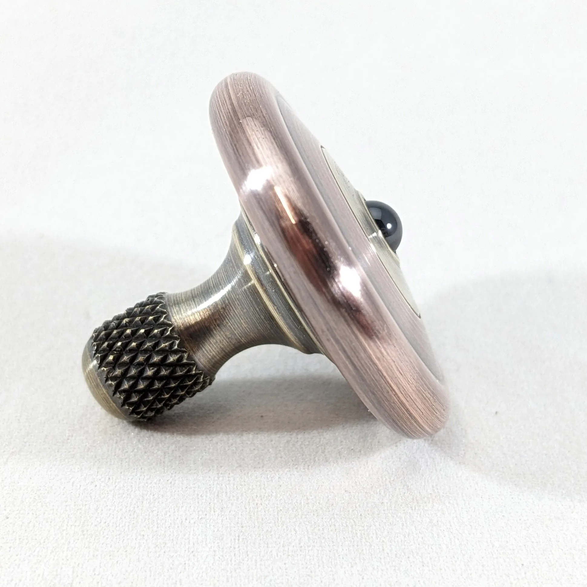 M3 -Antique Copper & Brass Spinning Top #1