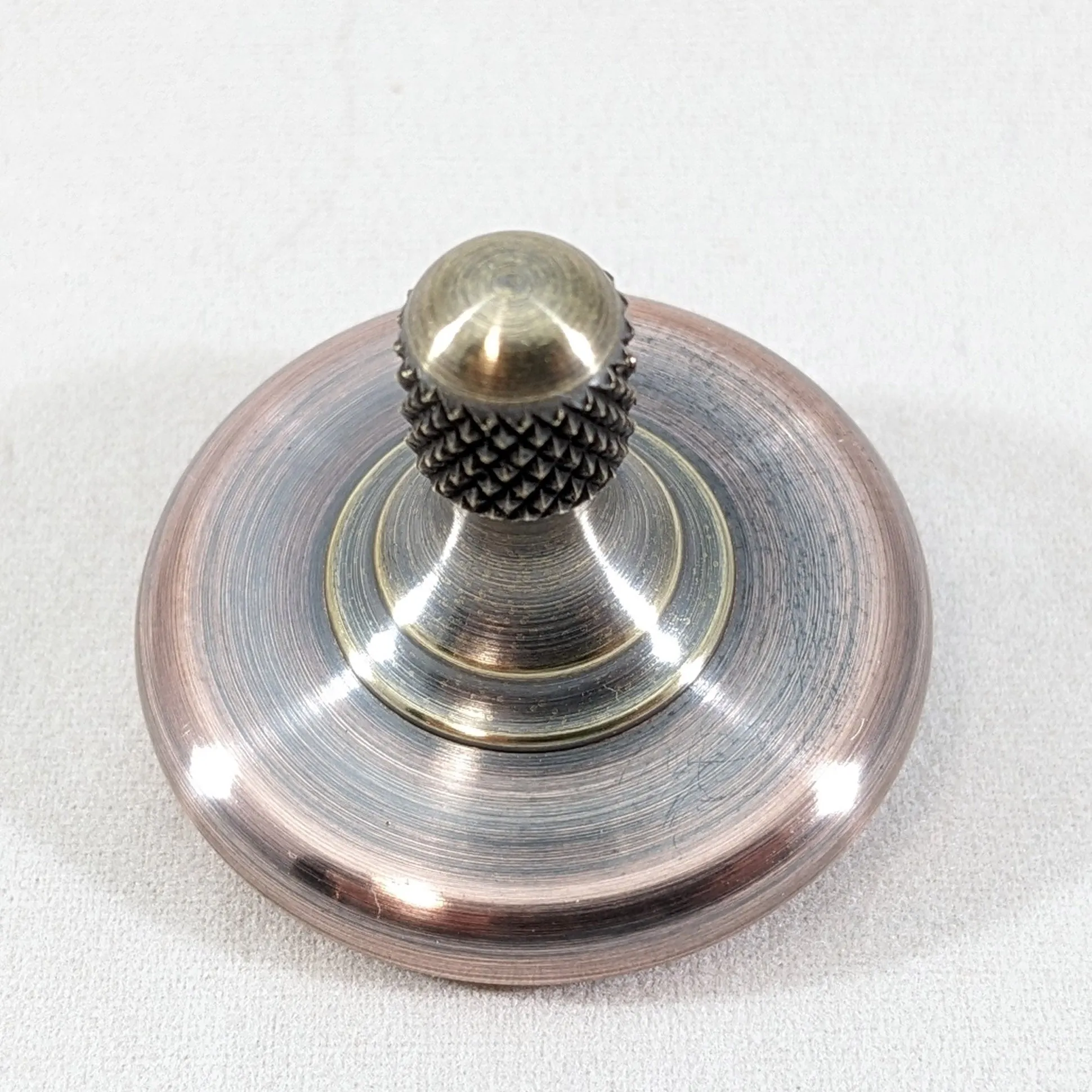 M3 -Antique Copper & Brass Spinning Top #1