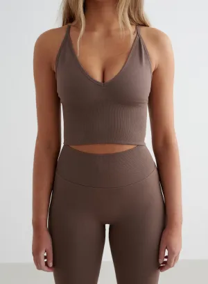 Macchiato Shape Seamless Cross Back Bralette