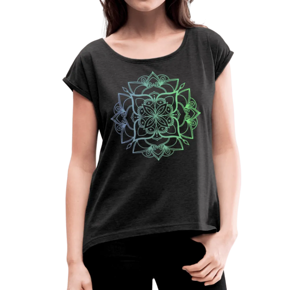 Mandala Roll Cuff Tee