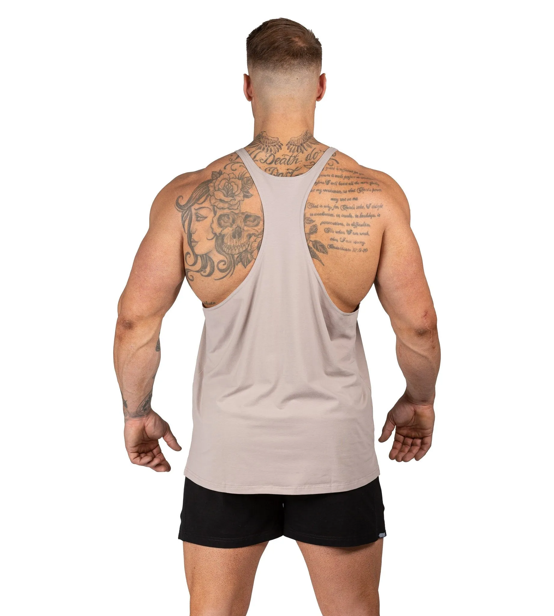 Marauder Stringer Singlet II - Bone