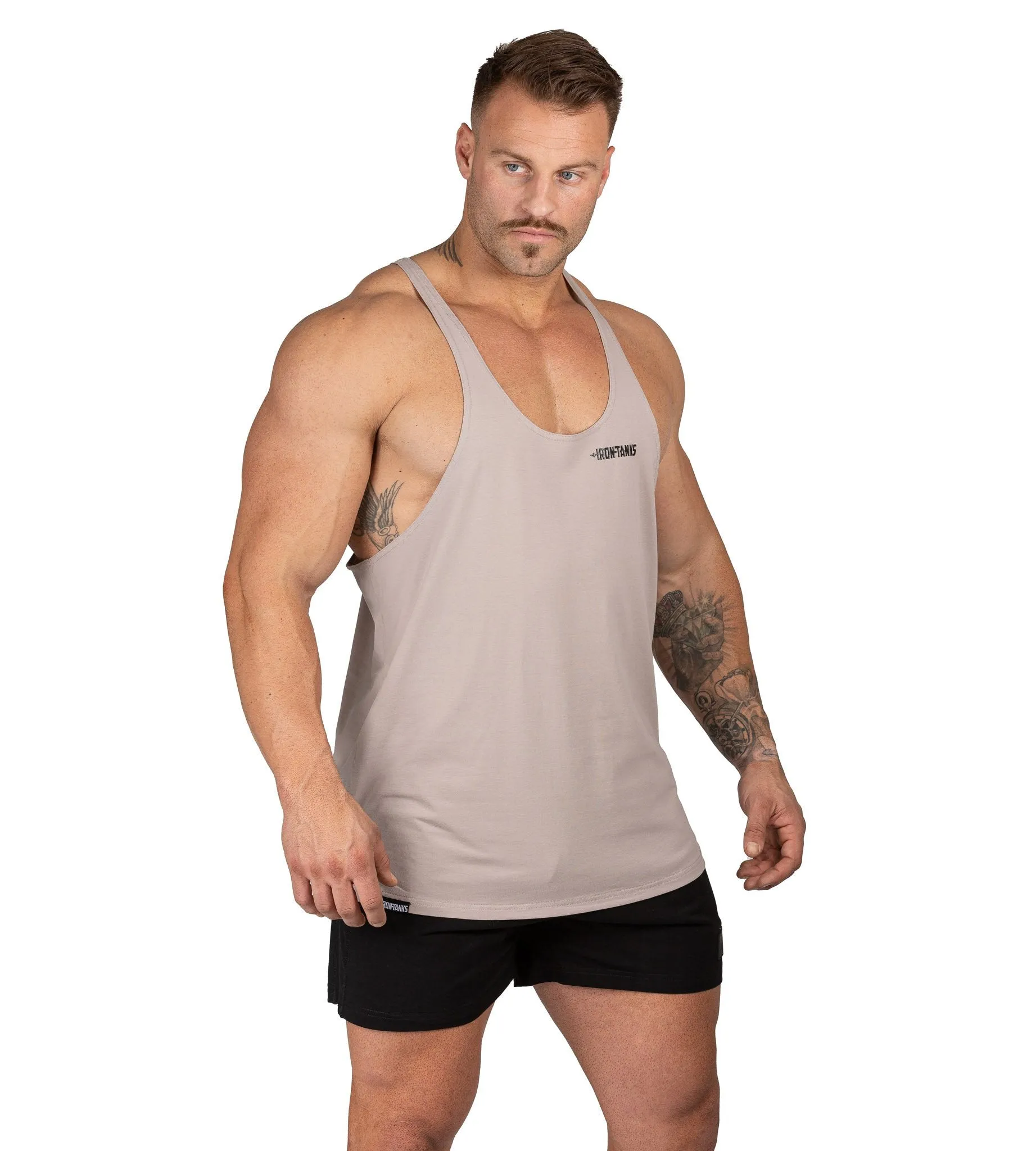 Marauder Stringer Singlet II - Bone