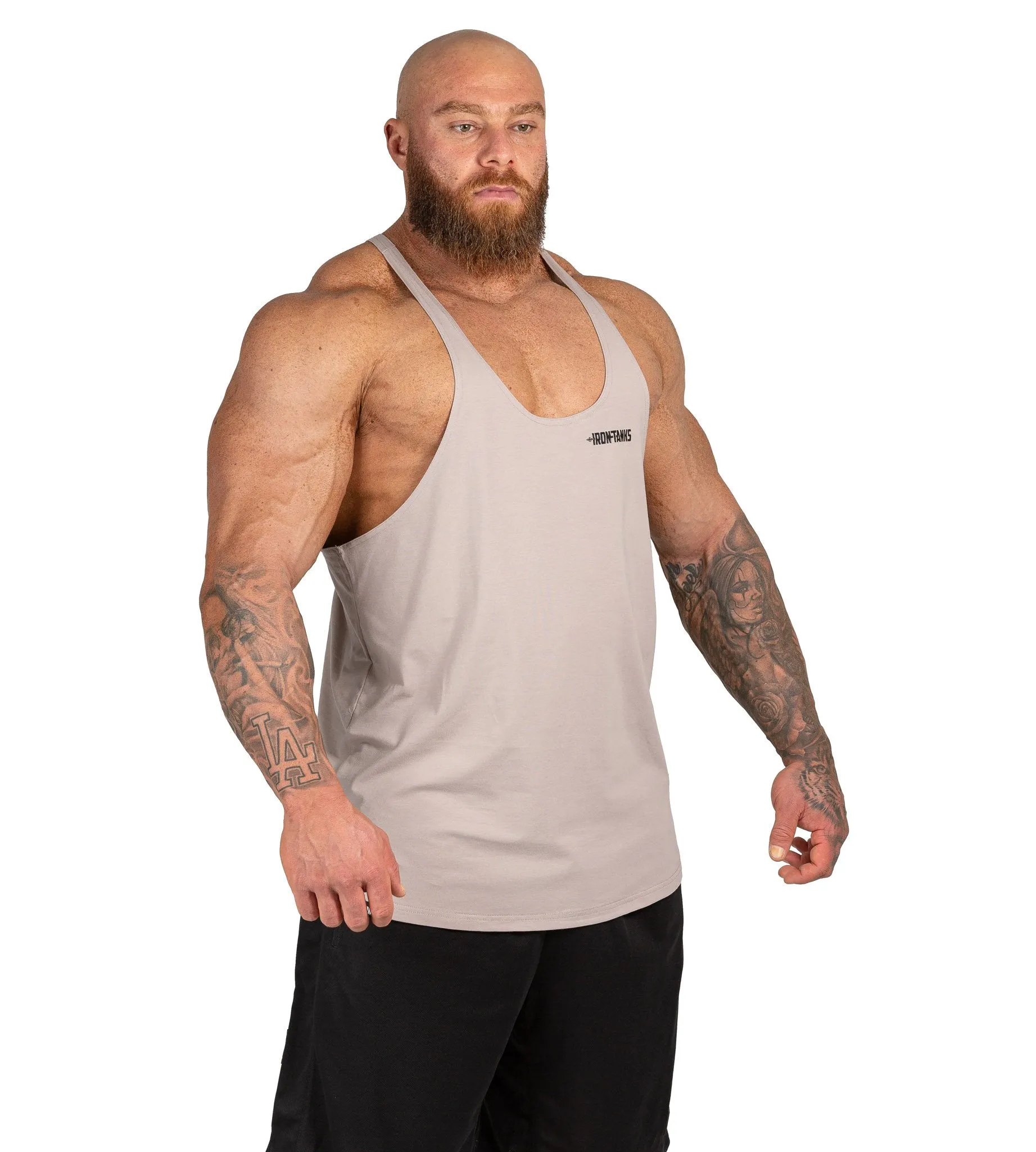 Marauder Stringer Singlet II - Bone