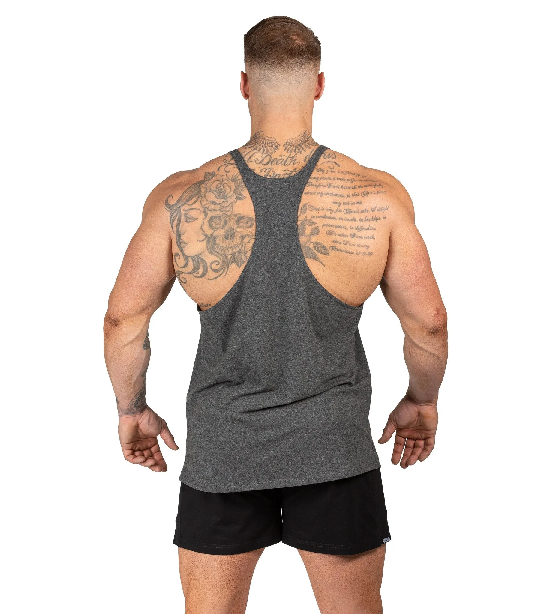 Marauder Stringer Singlet II - Charcoal