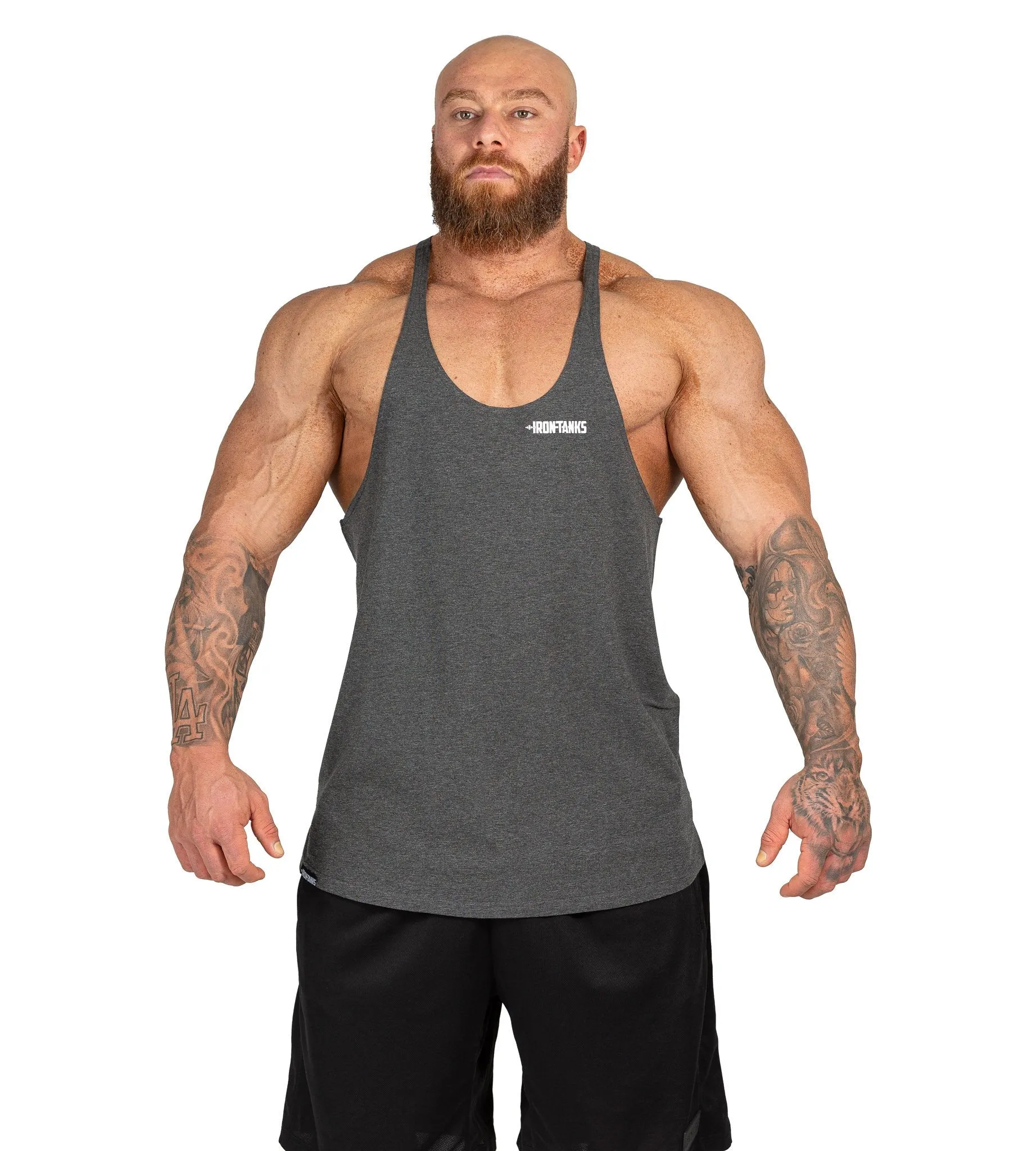 Marauder Stringer Singlet II - Charcoal