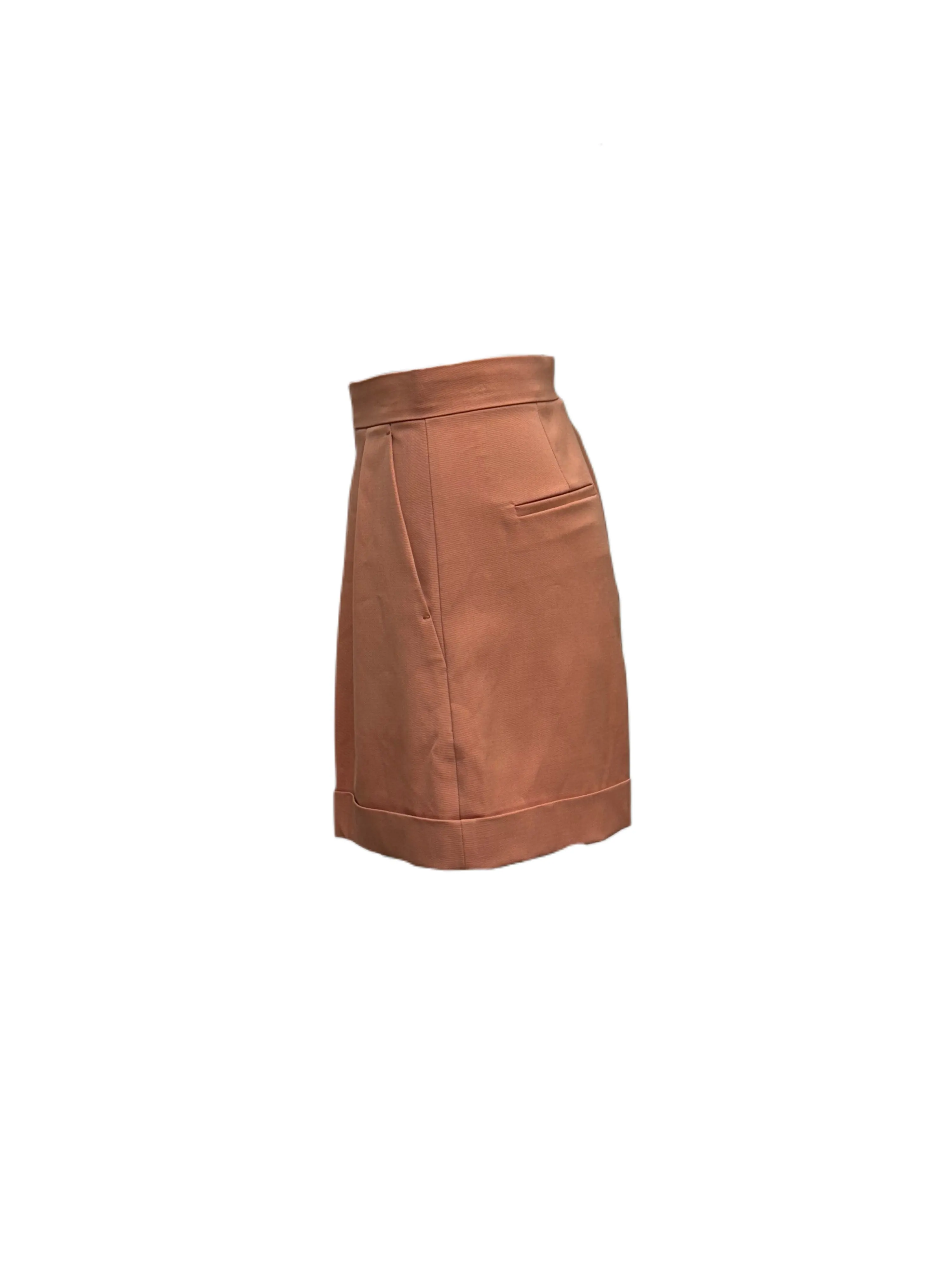 Max Mara Women's Brown Bormida Zipper Closure Shorts NWT