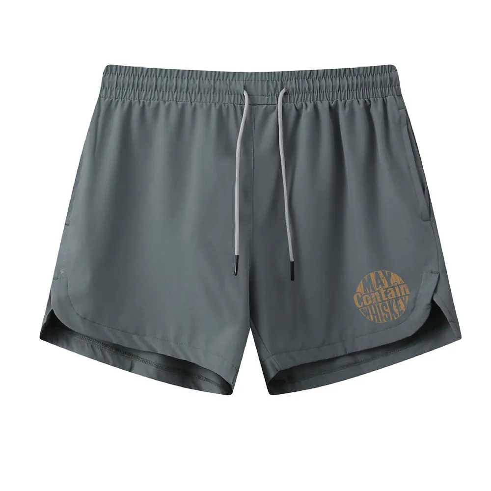 May Contain Whiskey Graphic Shorts