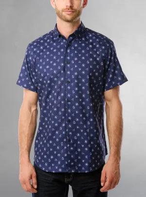 Men's casual short sleeve shirt