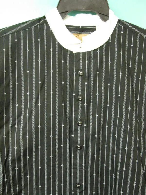 Men's Western Shirt Collection: Scully Rangewear Tombstone Band Collar