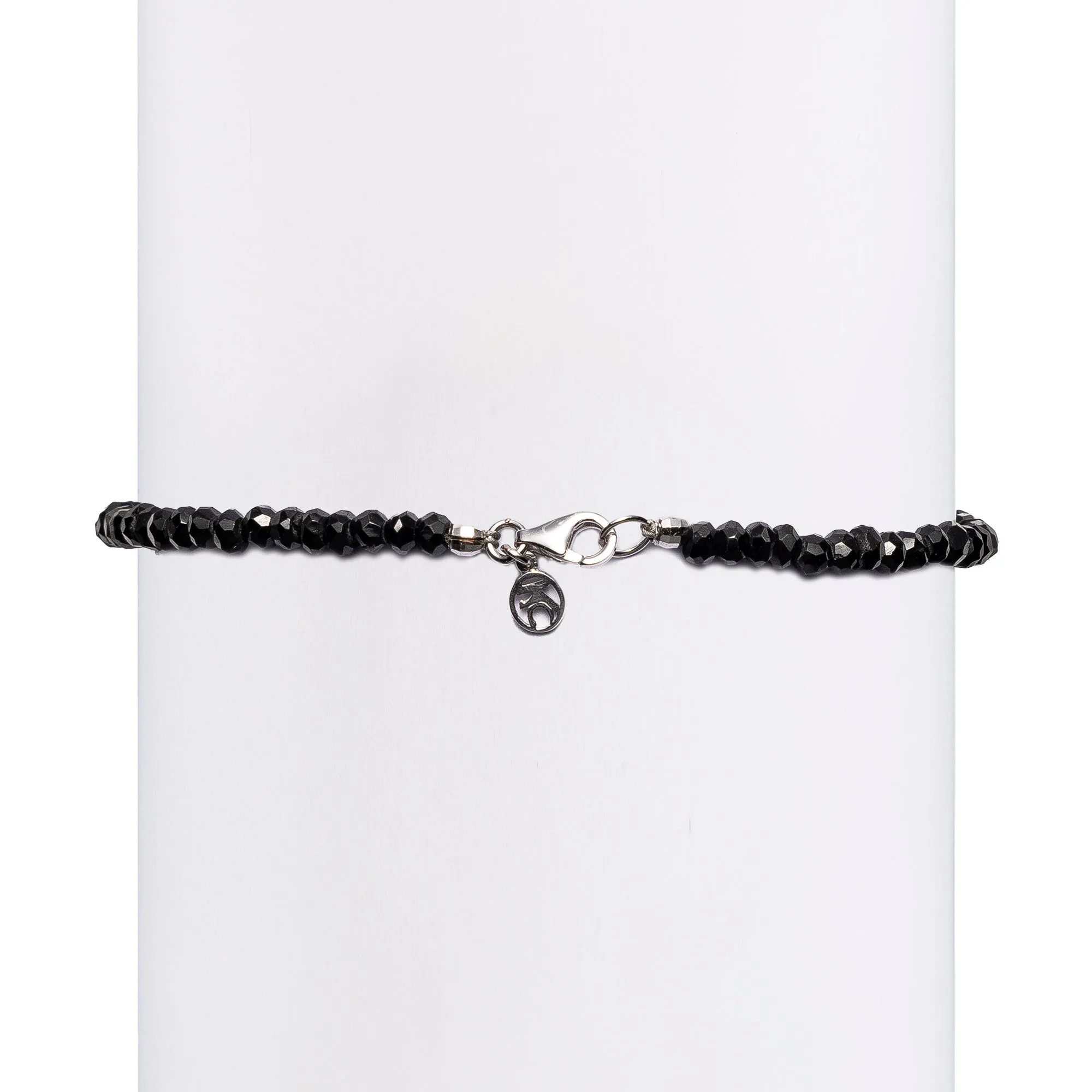 Men's Yin-Yang Black Spinel Bracelet