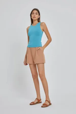 Monroe Classic Dress Shorts- Sand