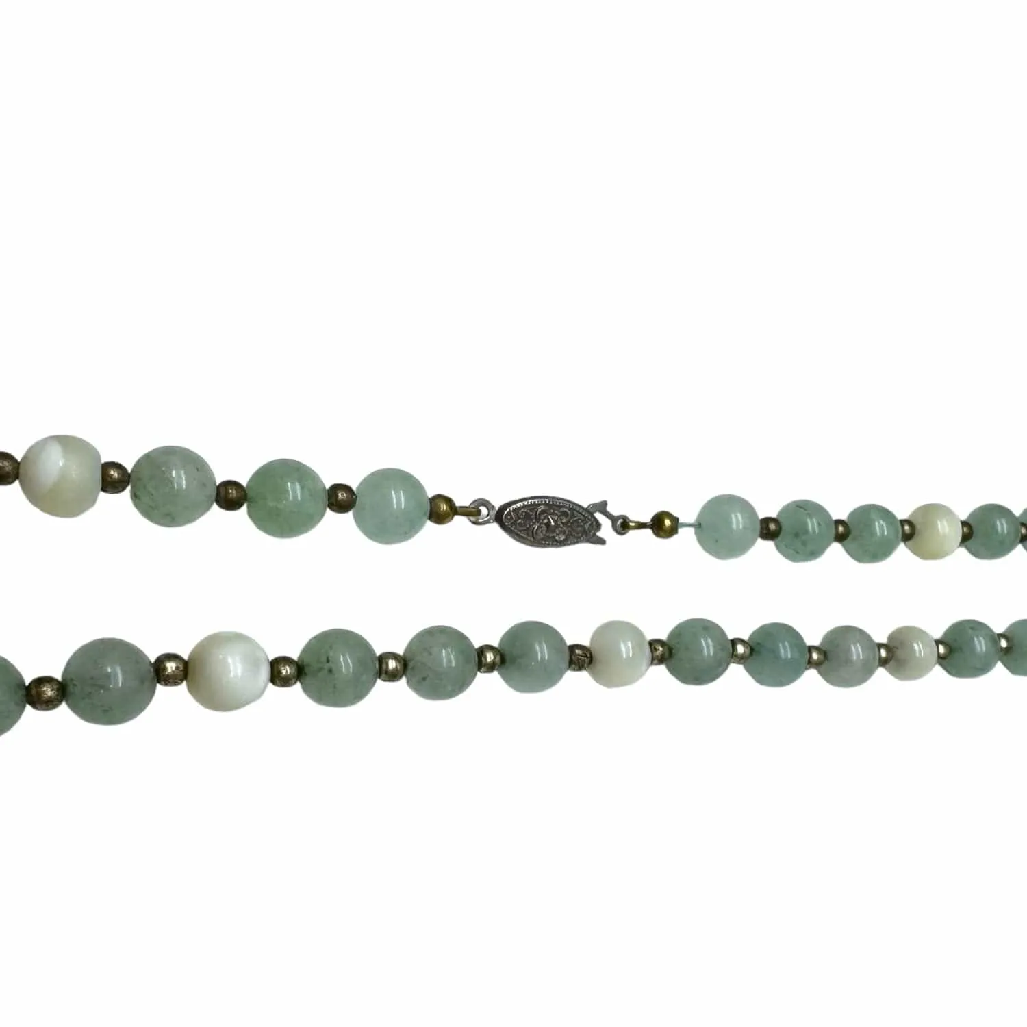 NECKLACE Jade or Jadeite Beaded Necklace