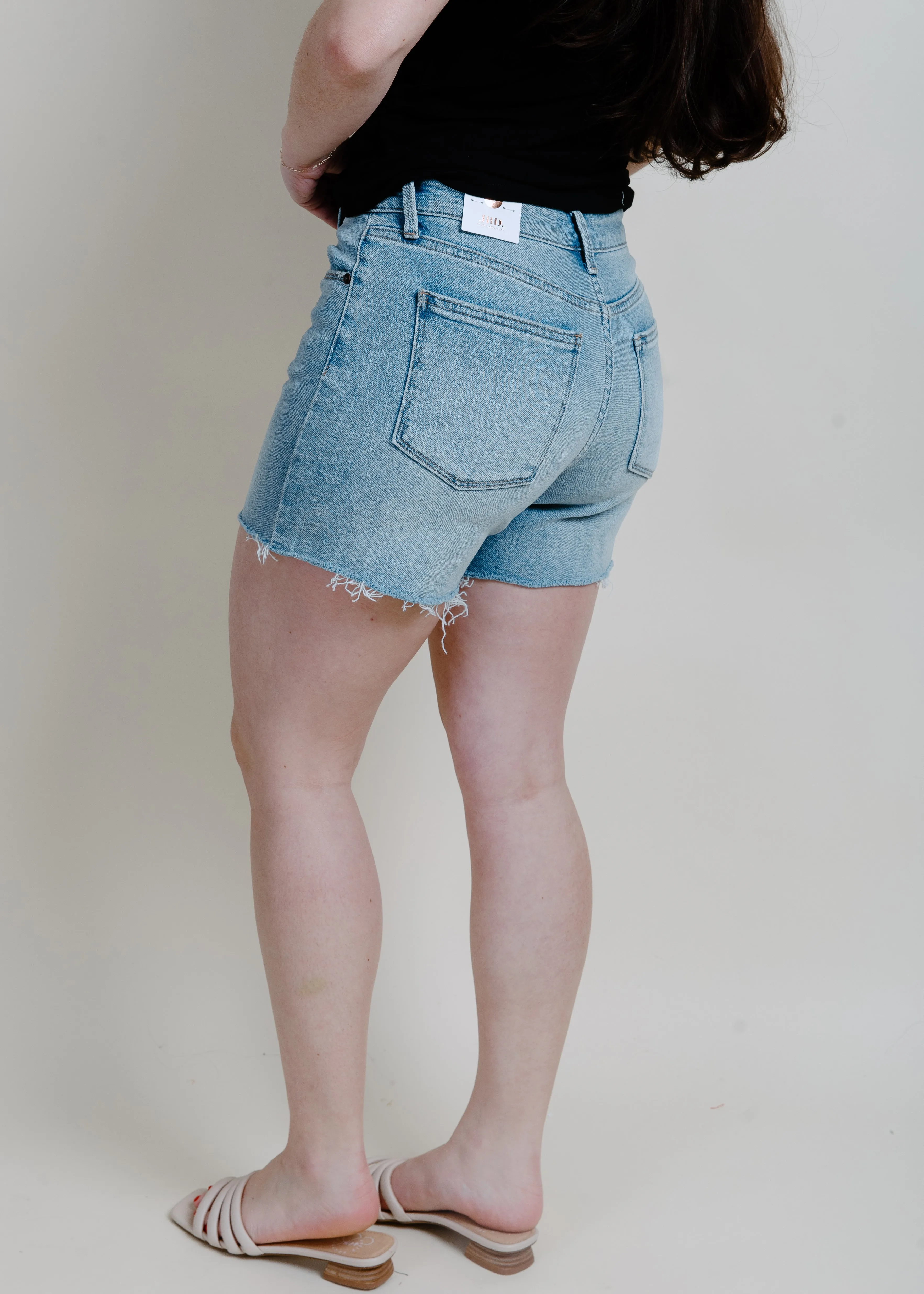 Out To Lunch Denim Short - Light Wash