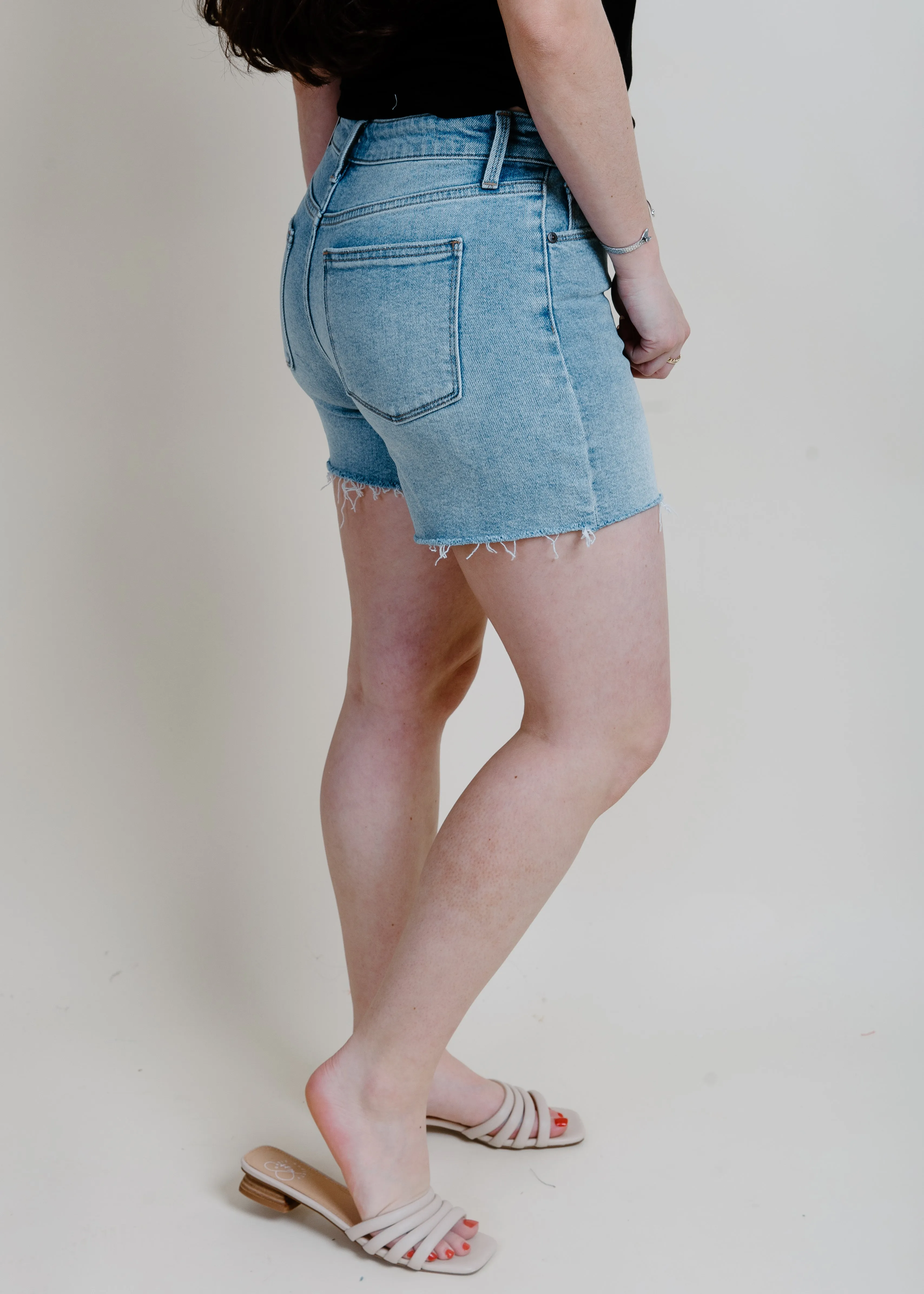 Out To Lunch Denim Short - Light Wash