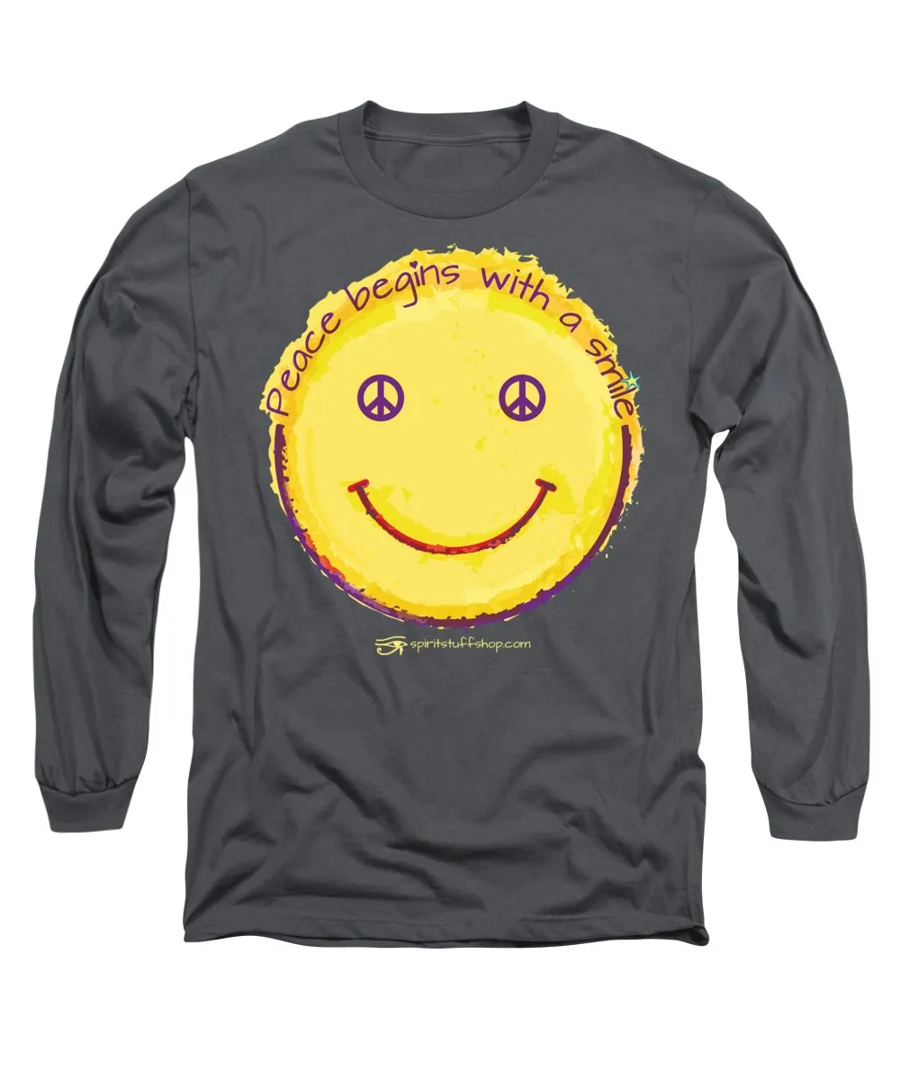 Peace Begins With A Smile - Long Sleeve T-Shirt