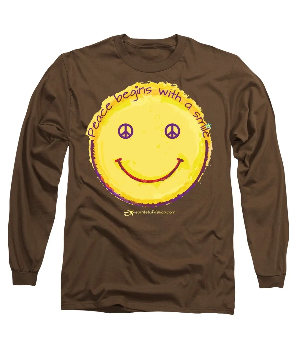 Peace Begins With A Smile - Long Sleeve T-Shirt