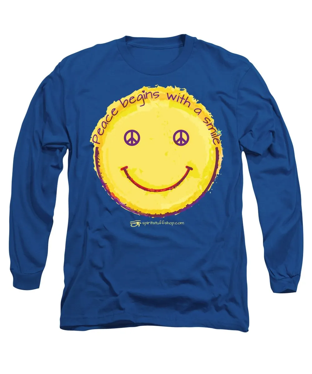 Peace Begins With A Smile - Long Sleeve T-Shirt
