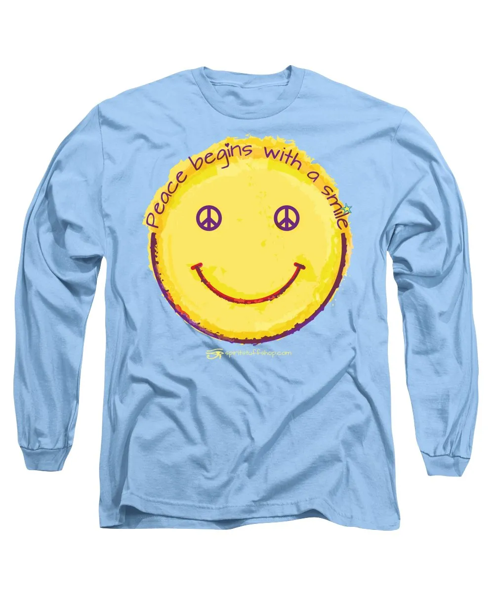 Peace Begins With A Smile - Long Sleeve T-Shirt