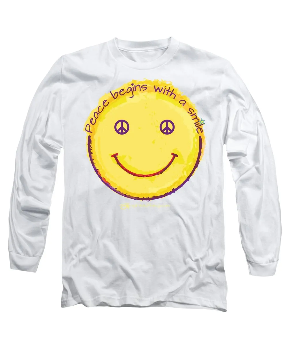 Peace Begins With A Smile - Long Sleeve T-Shirt