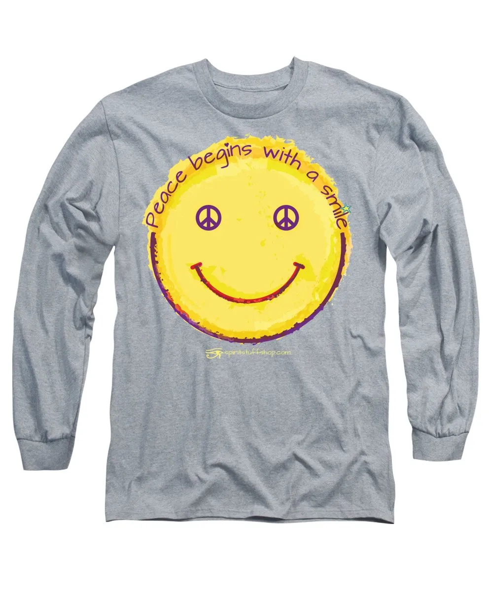 Peace Begins With A Smile - Long Sleeve T-Shirt