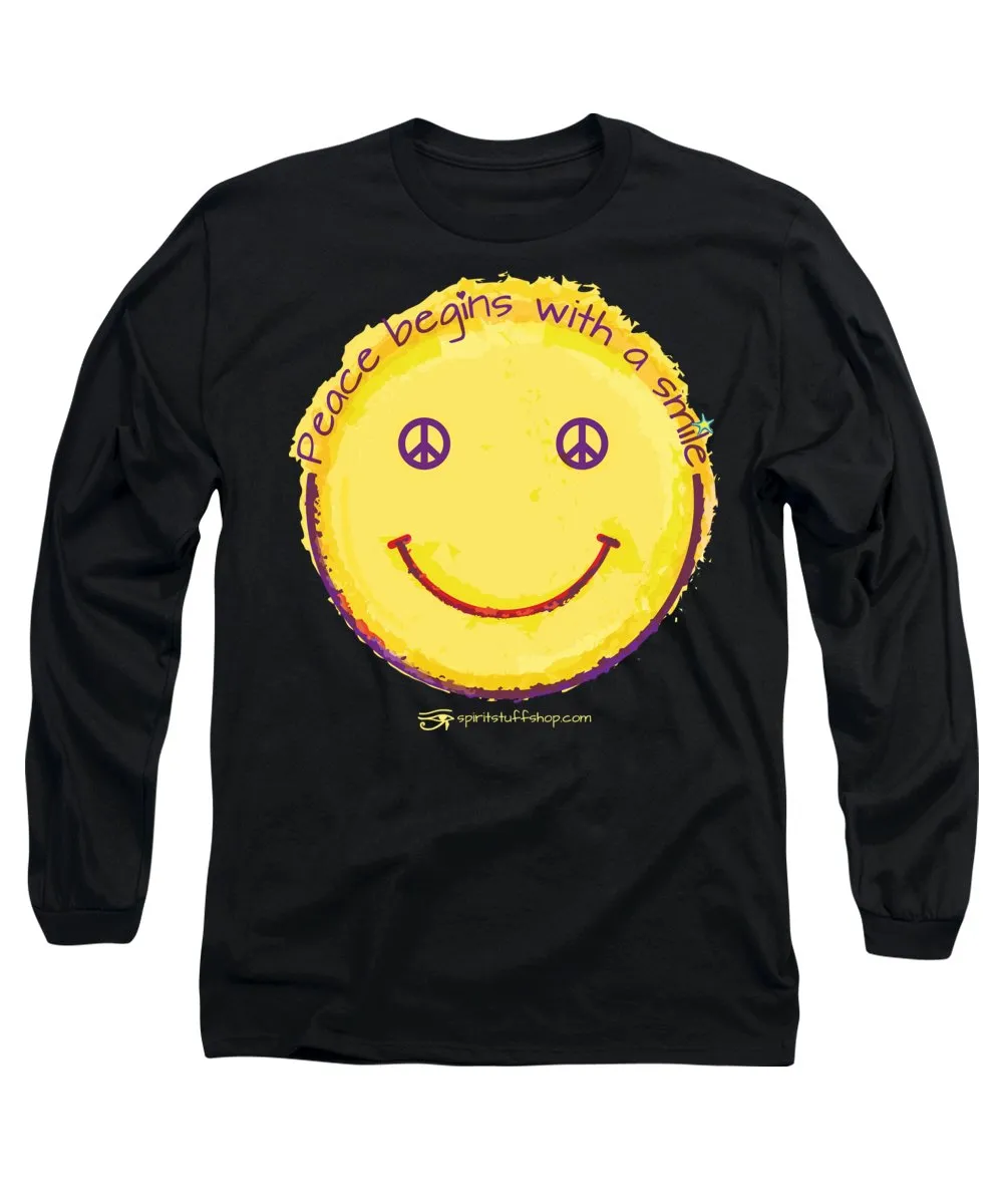 Peace Begins With A Smile - Long Sleeve T-Shirt