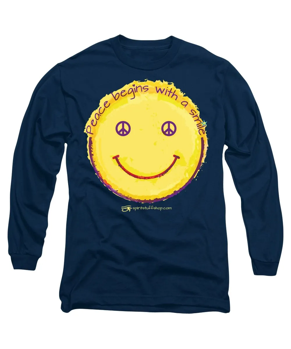 Peace Begins With A Smile - Long Sleeve T-Shirt