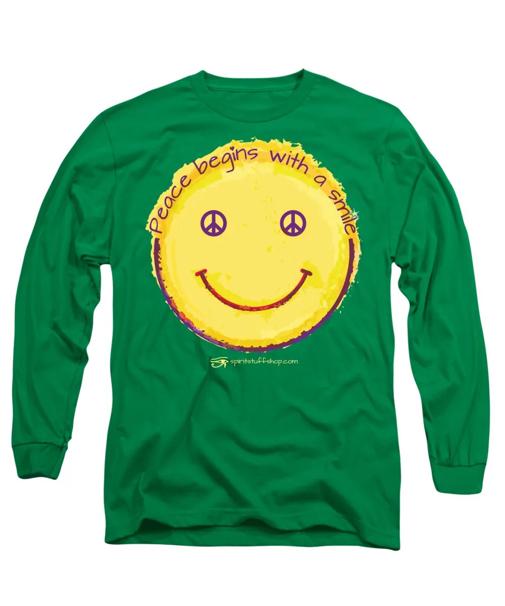 Peace Begins With A Smile - Long Sleeve T-Shirt