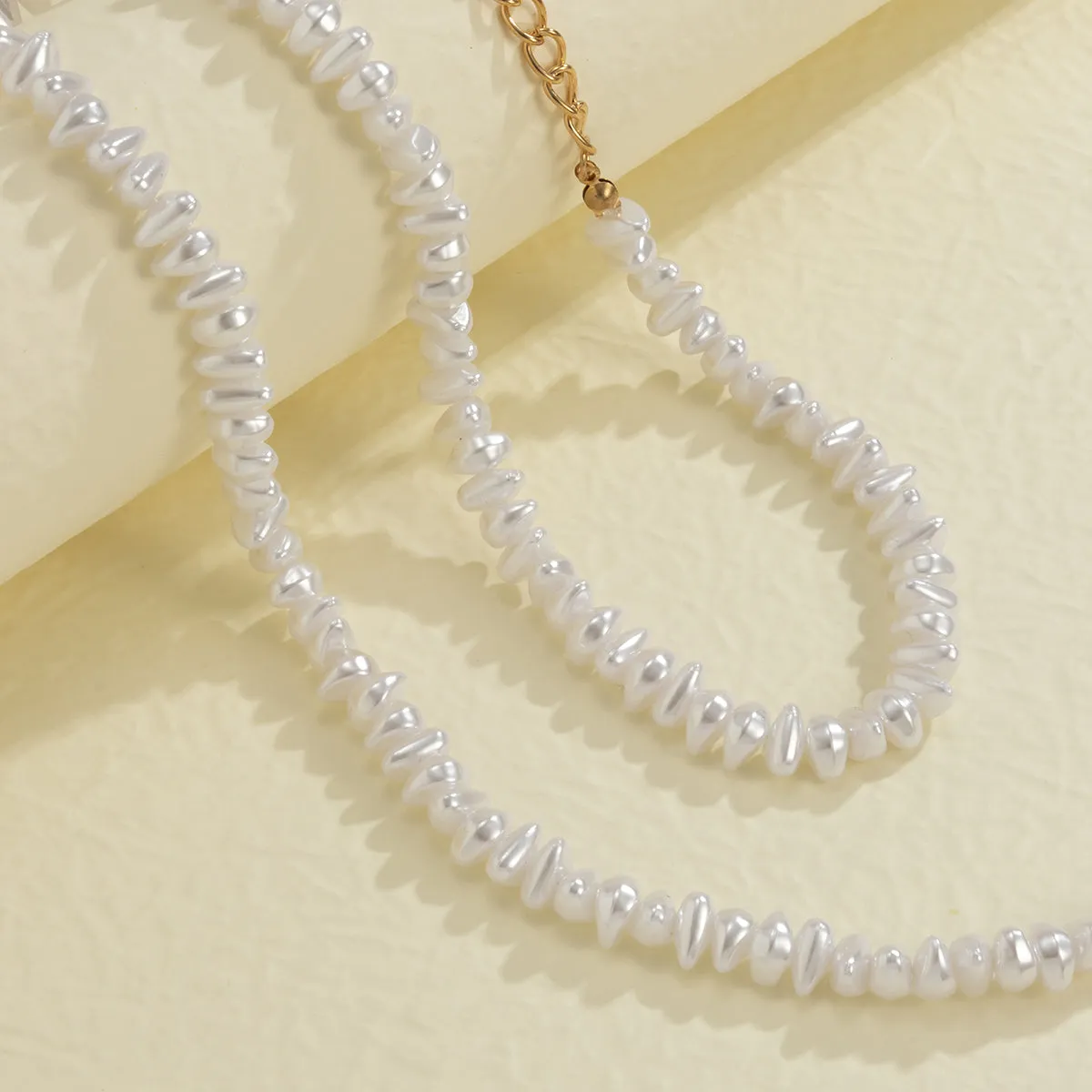 Pearl & 18K Gold-Plated Waist Chain