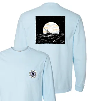 "Marlin Moon" Long Sleeve T-Shirt