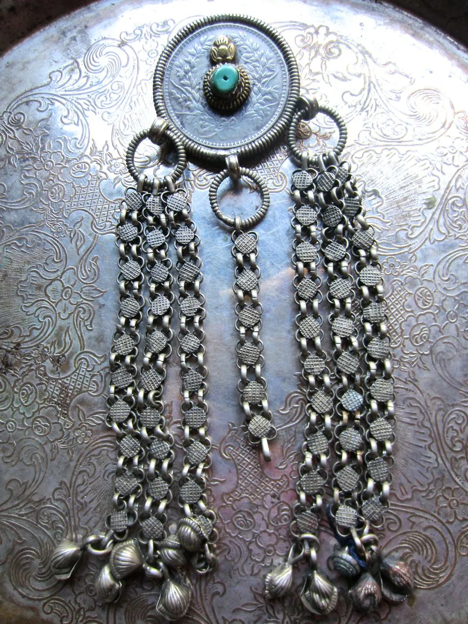 Rare Silver Coma/Fibula from Bhutan