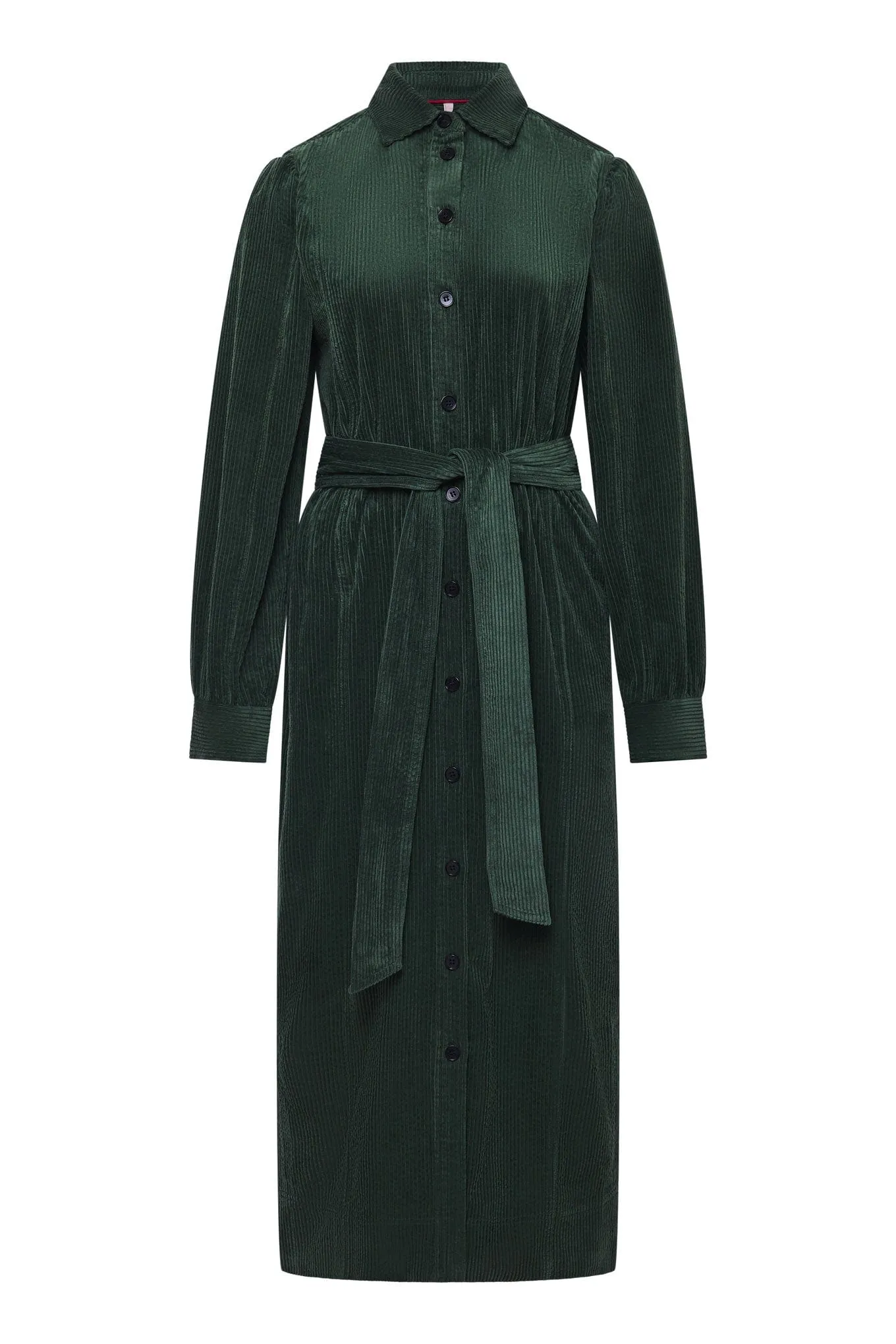 Reina Women's Organic Cotton Cord Dress | Soft Ivy