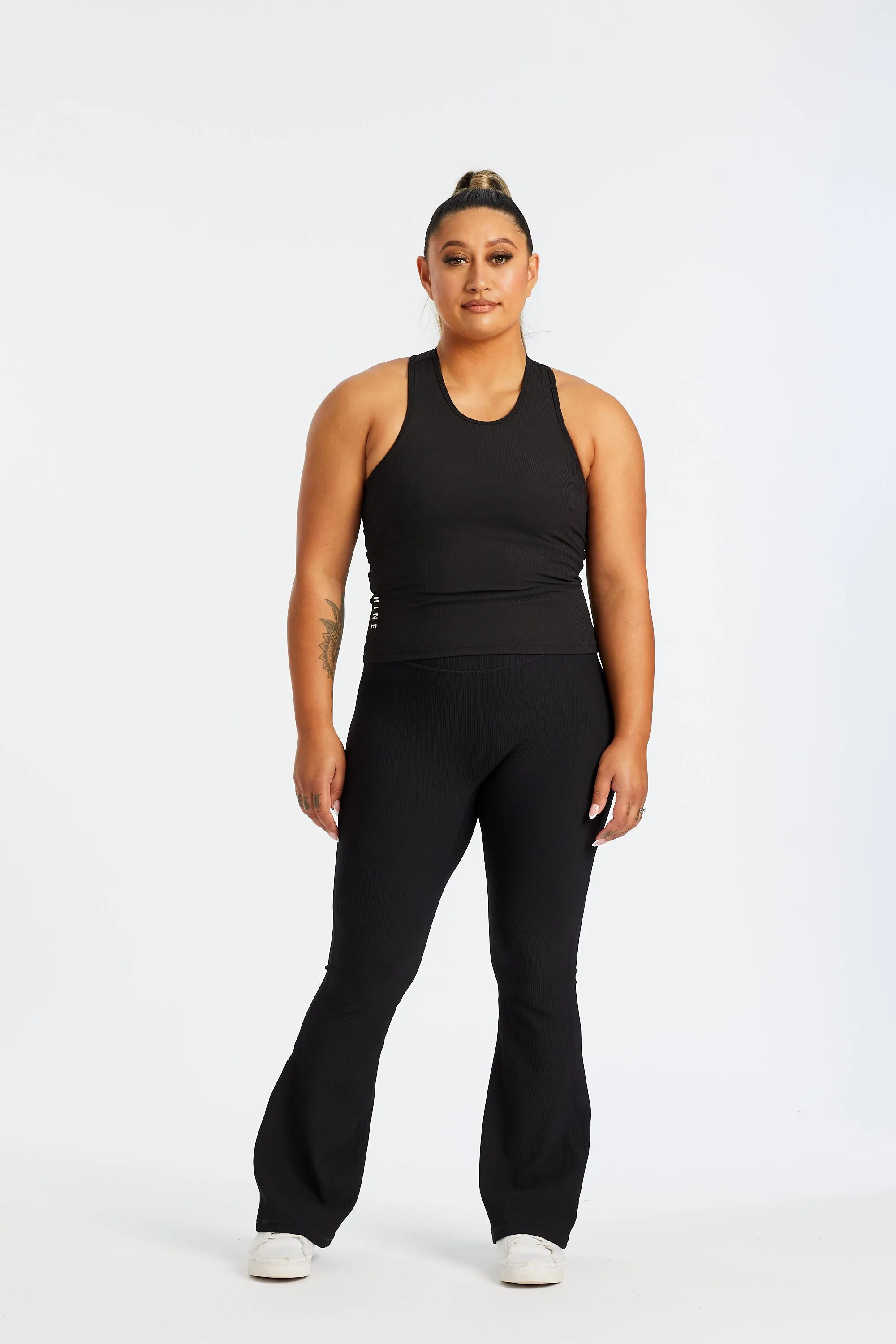 RIB RACERBACK SINGLET ONYX
