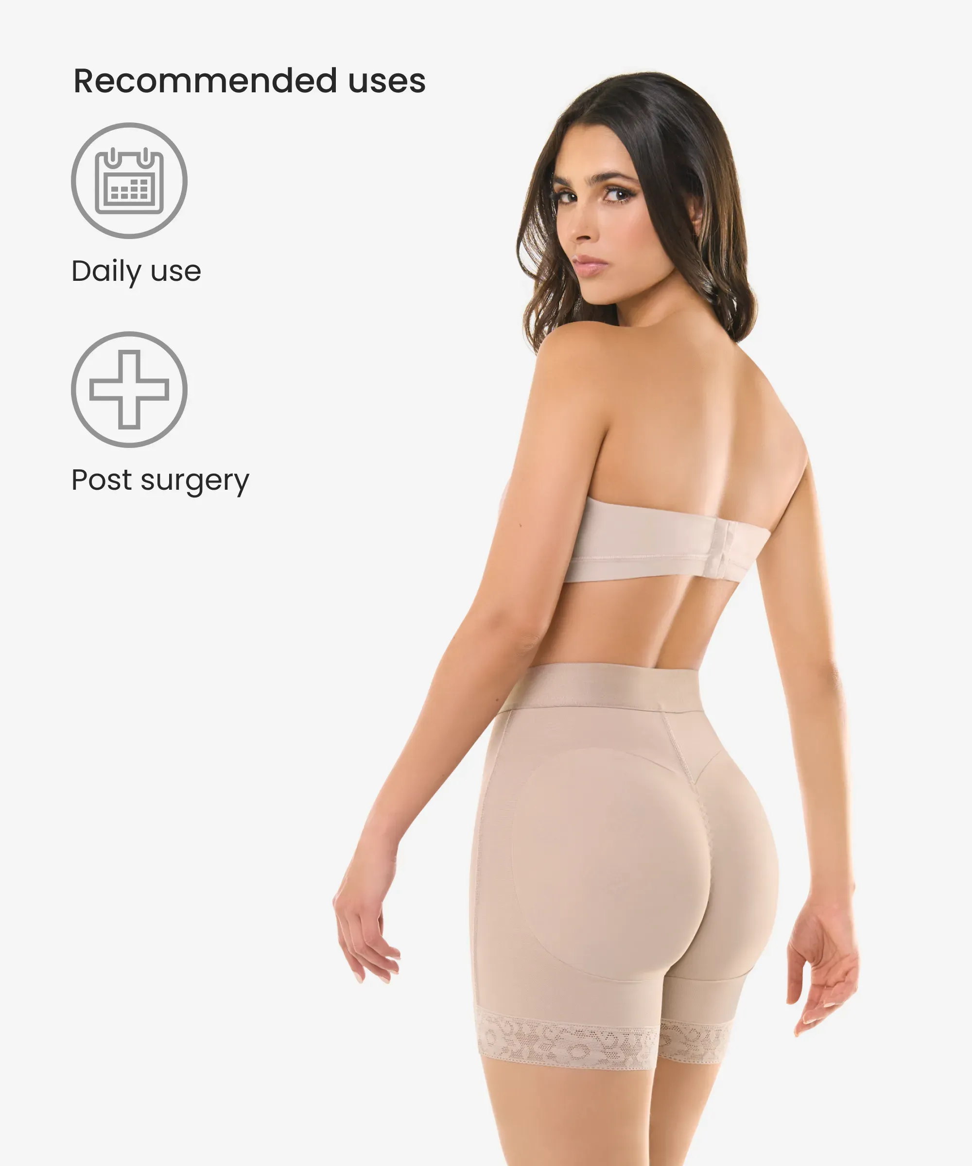 Rose Hook closure Shorts 3-Pack in style 255
