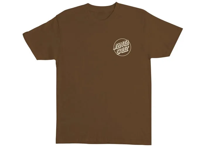 Santa Cruz Opus Dot T-Shirt Silt/White