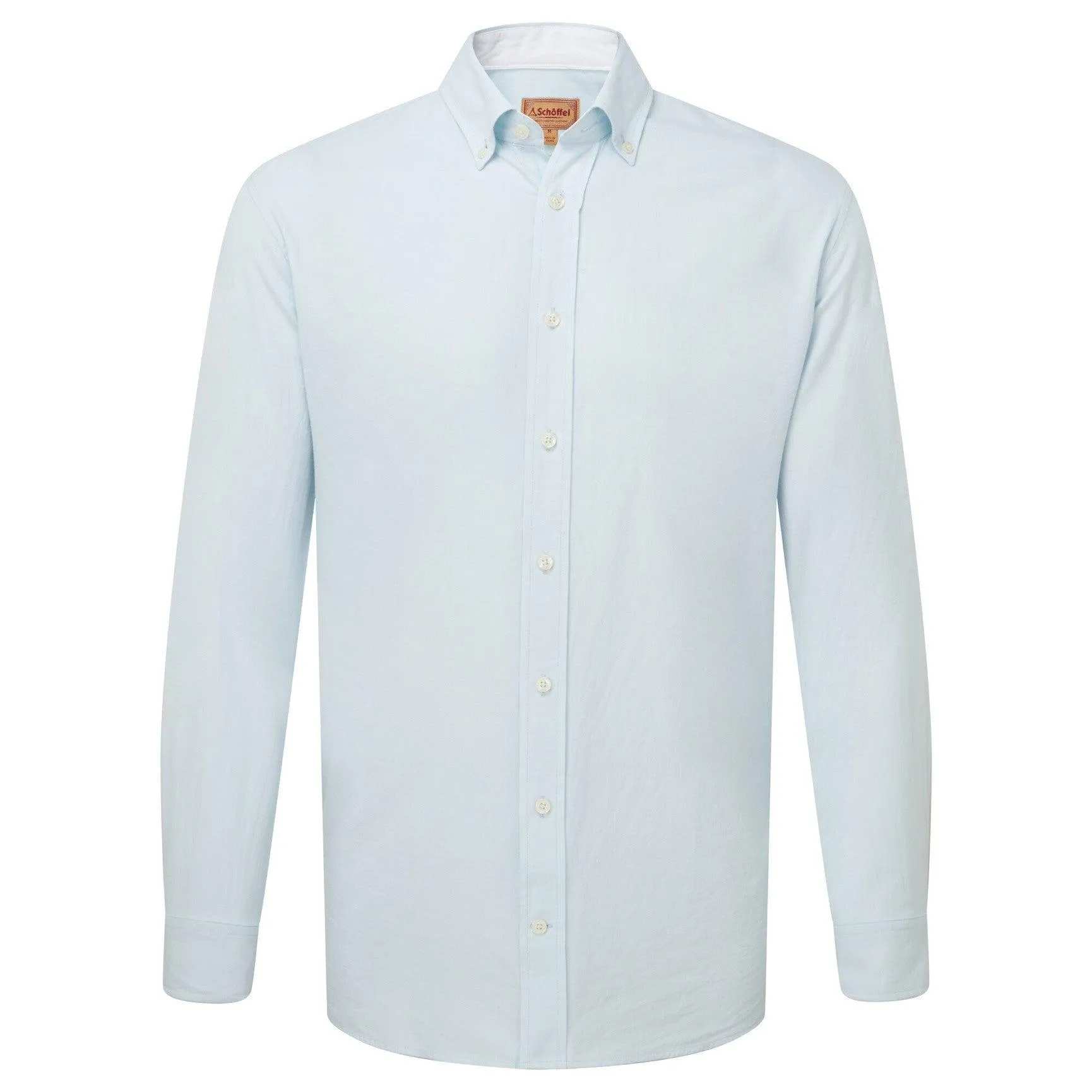 Schoffel Mens Titchwell Tailored Shirt - Pale blue or mint