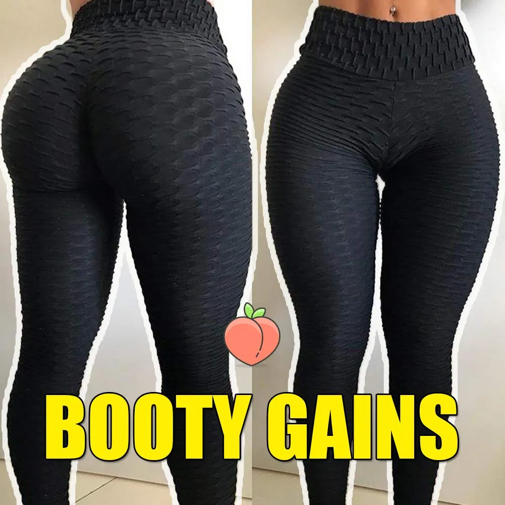 SEASUM Women's High Waist Yoga Pants Tummy Control Slimming Booty Leggings Workout Running Butt Lift Tights