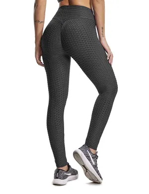 SEASUM Women's High Waist Yoga Pants Tummy Control Slimming Booty Leggings Workout Running Butt Lift Tights