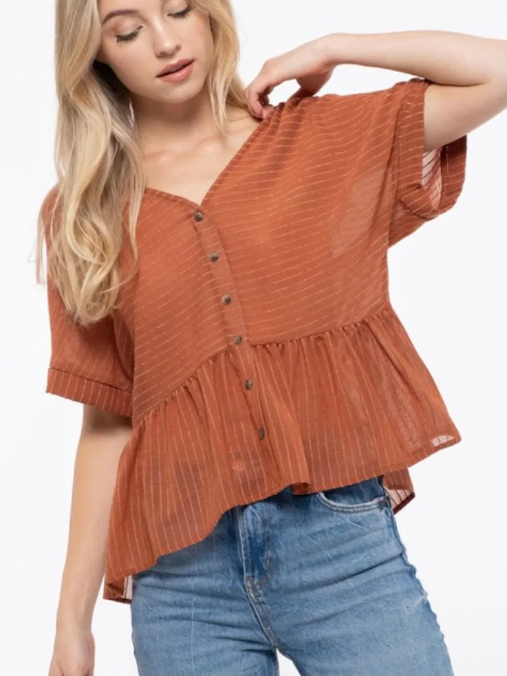 Selma Top: Copper