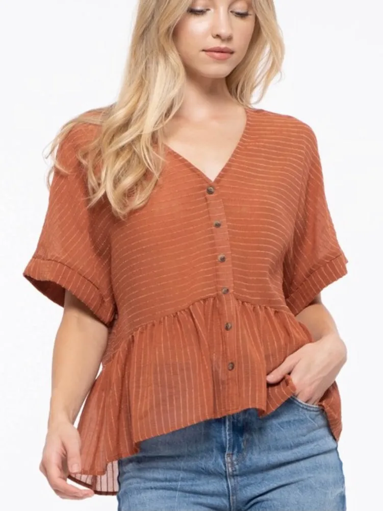 Selma Top: Copper