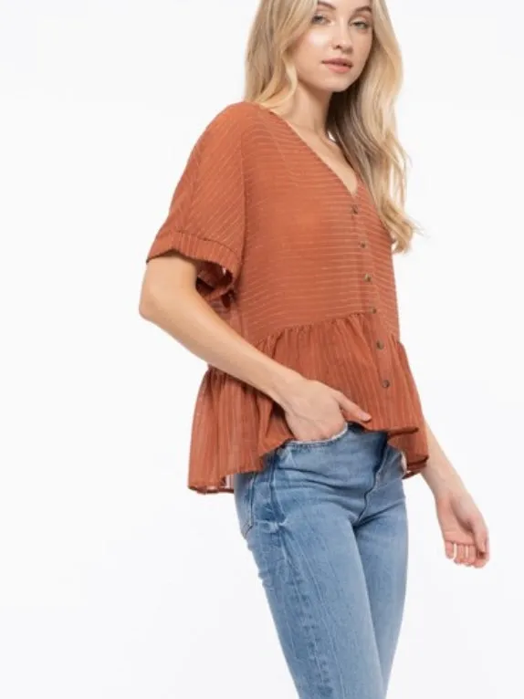 Selma Top: Copper