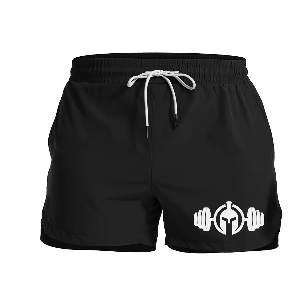 Spartan Dumbbell Graphic Shorts